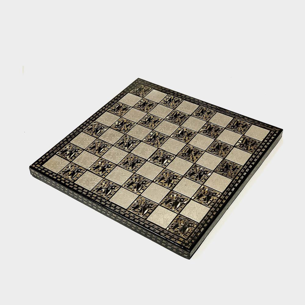 StoneKraft Collectible Brass Board Chess Game Board Set With 100% Brass Pieces Chessmen Coins Image 3